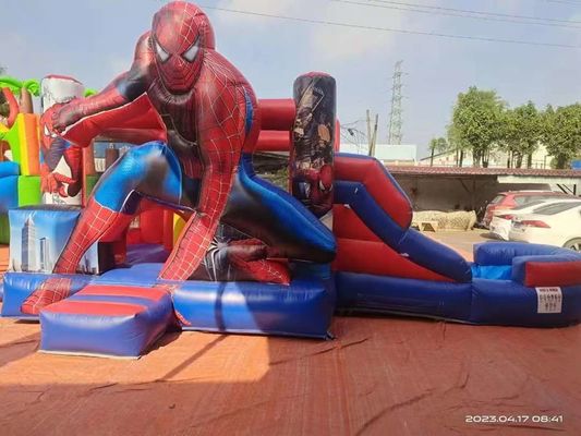 Personalizzazione all'aperto / all'interno Spider Man Bounce House Jumping Castle