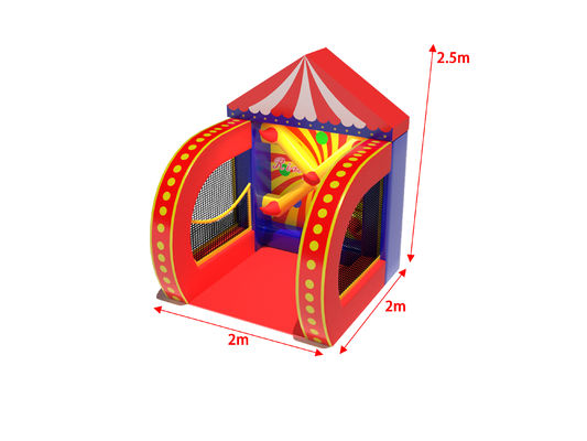 Giochi gonfiabili per lanciare anelli Attività di carnevale per il parco giochi