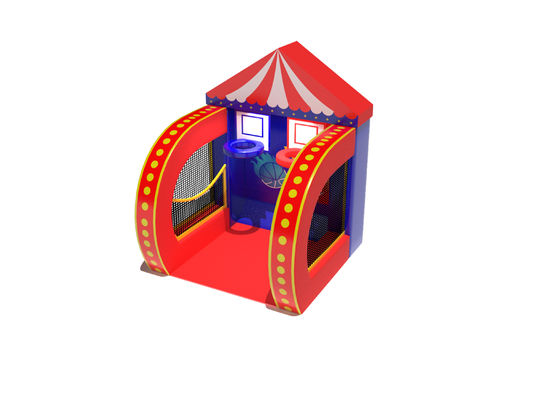 Gioco di basket gonfiabile in bambusa in PVC Attività di carnevale per il parco
