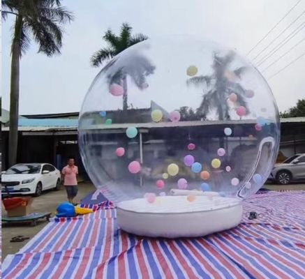 Casa di bolle gonfiabile in PVC trasparente per una bella fotografia