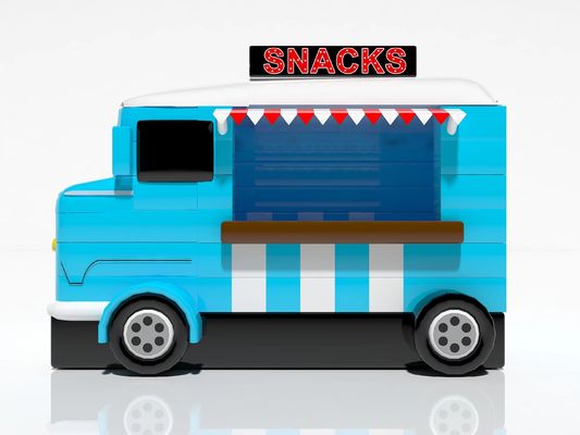 Giochi gonfiabili all'aperto Auto blu Snack Food Tent In affitto