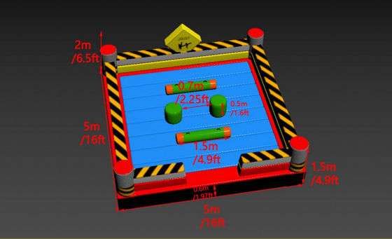 Gioco di giostre gonfiabile all'aperto per bambini