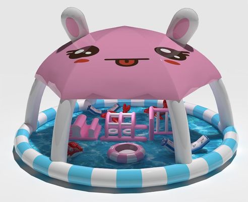 Bambini piscina gonfiabile personalizzata con piccoli giocattoli galleggianti