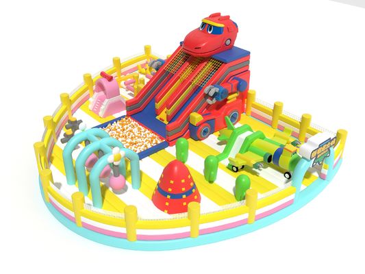 Parco giochi interno Salti gonfiabili Parco castello per bambini
