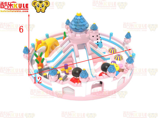 Castello gonfiabile Grande cerchio con scivoli Parco giochi indoor per bambini