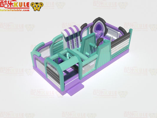 Corso di ostacoli gonfiabile gigante Piccole dimensioni Parco giochi interno