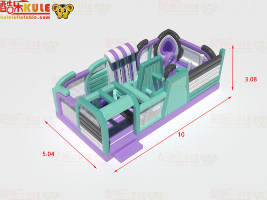 Corso di ostacoli gonfiabile gigante Piccole dimensioni Parco giochi interno