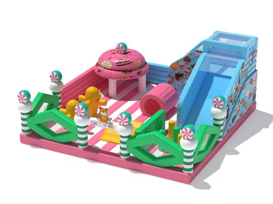 Candy Park Magic Inflatabile Castle Bounce House per bambini