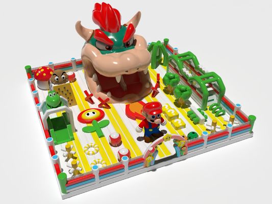 Bambini Animali Dragone Castello gonfiabile con ostacoli