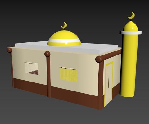 Religione Player Camera aria gonfiabile tenda per musulmani