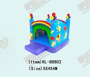 Tarpaulin gonfiabile Circolo rotondo ostacoli corso Bouncy Castle Logo personalizzato