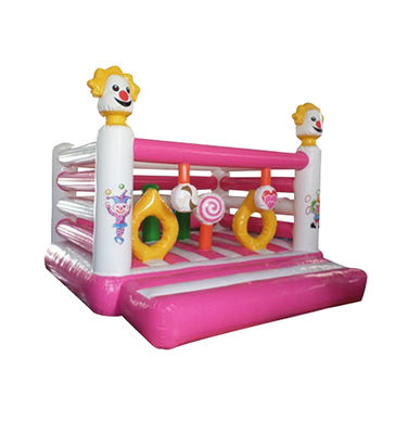 Doppia cucitura gonfiabile cerchio rotondo ostacoli corso Bouncy castle stampa del logo