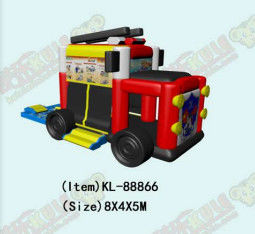 Camion dei pompieri castello gonfiabile casa di rimbalzo per bambini