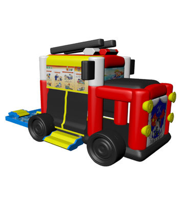 Camion dei pompieri castello gonfiabile casa di rimbalzo per bambini