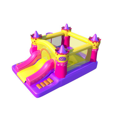 Bouncer gonfiabile commerciale giallo rosa viola colore