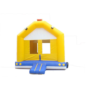 Giallo colore Modello semplice castello gonfiabile 5*5*5m