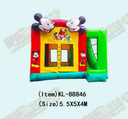 Castello gonfiabile a tela a tema Mickey Mouse