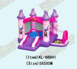 Princess Indoor Amusement Inflatabile Bambini Castello Balzante