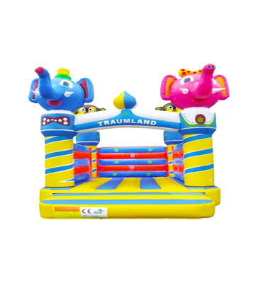Elefante Inflatabile Piccola Casa di Coniglietti Salti Per Bambini