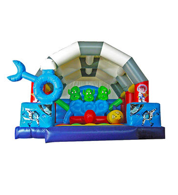 Corso di ostacoli a cerchio gonfiabile Bouncy Castle 5*4*4m