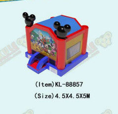 Casa gonfiabile con disegni di Mickey Mouse