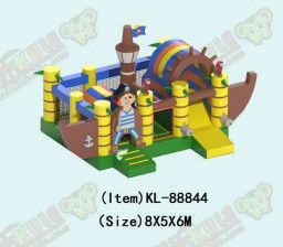 Pirate Ship Parco a tema Commerciale Inflatabile Kids Bounce House