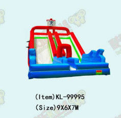 Parco giochi per bambini gonfiabile due corsie grande scivolo In affitto