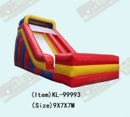 Rosso Giallo Blu Parco giochi per bambini scivolo gonfiabile In affitto