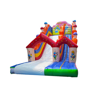 Parco giochi per bambini Smurf gonfiabili Grande scivolo In affitto