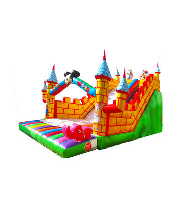 Castello di Mickey Mouse Gran scivolo gonfiabile per bambini