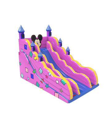 Parco giochi per bambini Miki Mouse gonfiabile Slide rosa Per noleggio