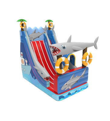 Parco giochi per bambini Slide gonfiabile per bambini per lo squalo