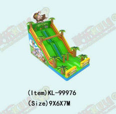 Animali forestali Slitta gonfiabile con palme