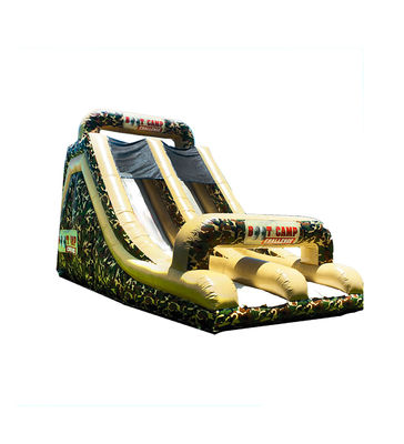 Parco giochi per bambini Camuffamento Grenn Noleggio di scivoli gonfiabili