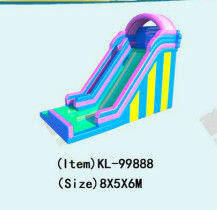 Colore arcobaleno gonfiabile Slip N Slide Parco giochi all' aperto per bambini