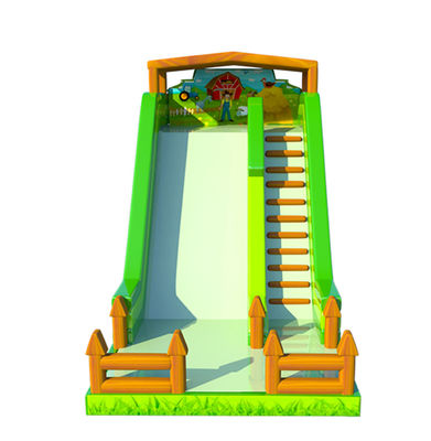 Slide gonfiabile in bambusa in PVC personalizzabile per feste in fattoria o in campagna