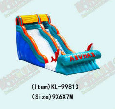 Slide gonfiabile personalizzabile con colori vivaci Parchi di divertimento