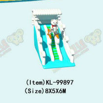 Scivolo gonfiabile con tema elefante per bambini Parco divertimento