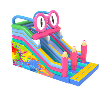 Scivolo gonfiabile con tema elefante per bambini Parco divertimento