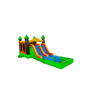 Parco giochi per bambini giraffa gonfiabile scivolo per noleggio