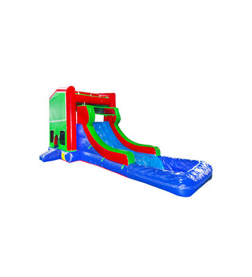 Parco giochi per bambini giraffa gonfiabile scivolo per noleggio