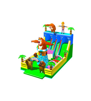 Parco giochi per bambini giraffa gonfiabile scivolo per noleggio