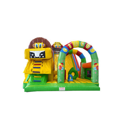 Piccolo castello saltellare commerciale con giardino per bambini