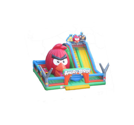Parco giochi per bambini Inflatabile Angry Bird Animals Slide Per noleggio