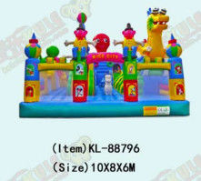 IP personalizzato Bambini colorati Parco giochi Slide gonfiabile rimbalzo