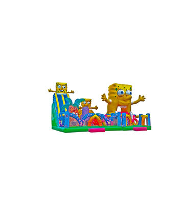 Parco giochi per bambini gonfiabile SpongeBob Slide Parco giochi colorato