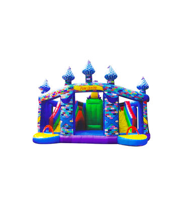IP personalizzato Bambini colorati Parco giochi Slide gonfiabile rimbalzo