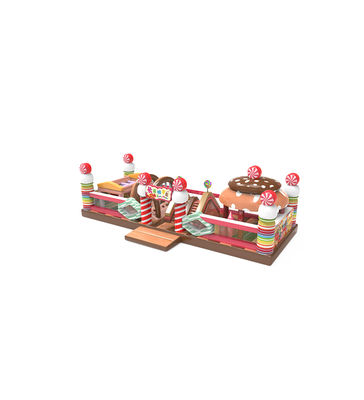 IP personalizzato Bambini colorati Parco giochi Slide gonfiabile rimbalzo