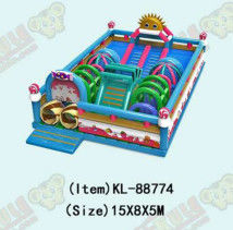 IP personalizzato Bambini colorati Parco giochi Slide gonfiabile rimbalzo