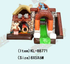 IP personalizzato Bambini colorati Parco giochi Slide gonfiabile rimbalzo